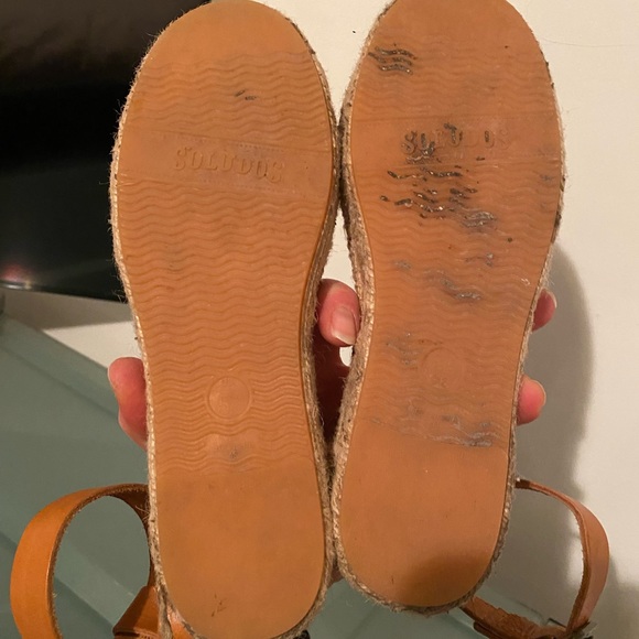 Soludos Cadiz leather espadrille sandal size 5.5 - Picture 6 of 8